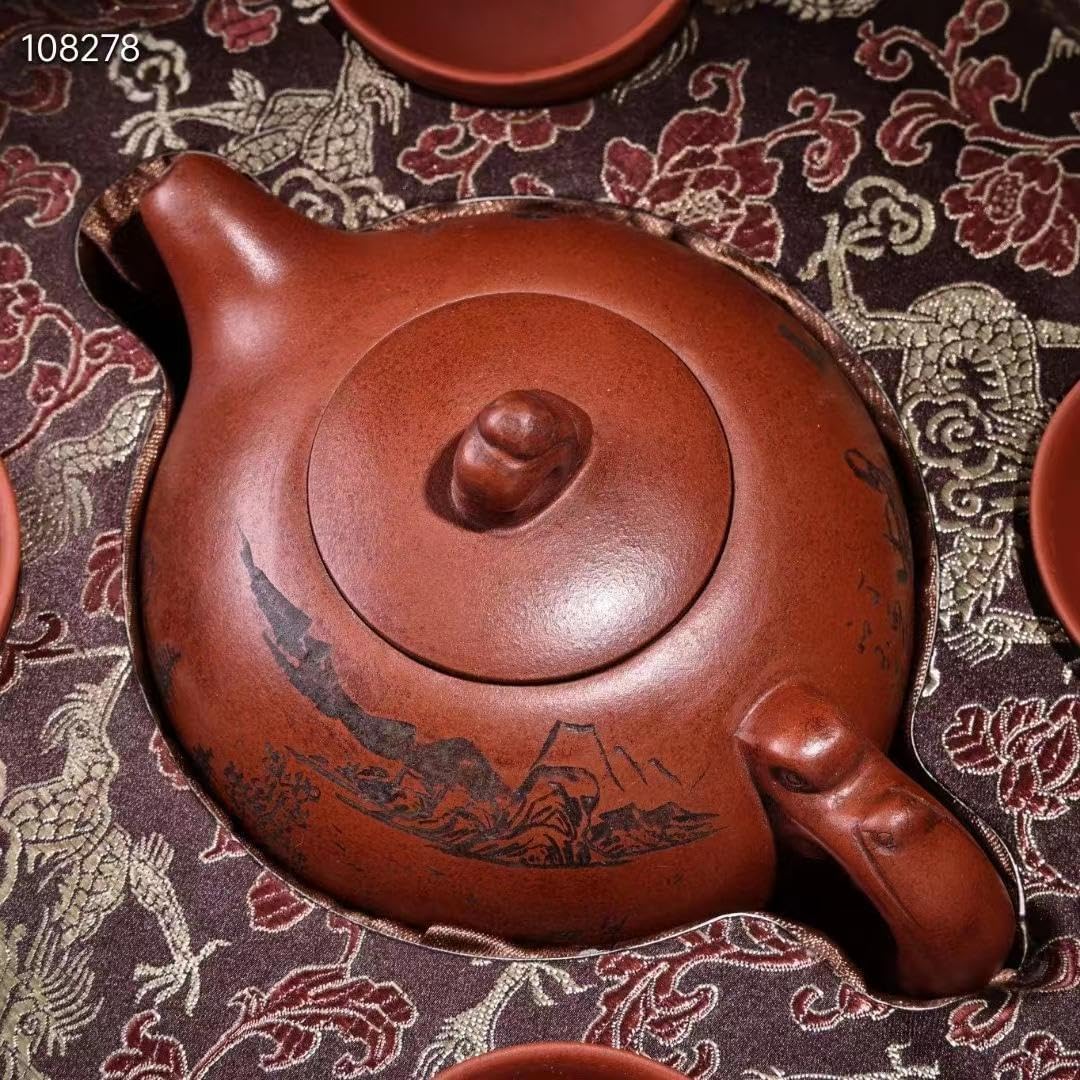 中国古美術・旧蔵品・御蔵・紫砂壺と茶器一式紫・朱泥・急須 ・煎茶道具 中国古美術・旧蔵品・御蔵・紫砂壺と茶器一式紫・朱泥・急須 ・